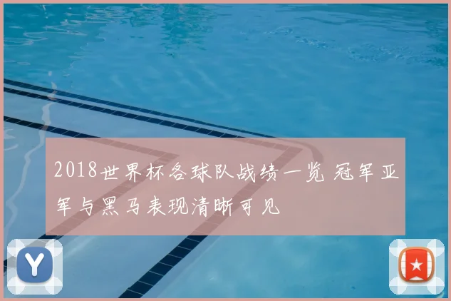 2018世界杯各球队战绩一览 冠军亚军与黑马表现清晰可见